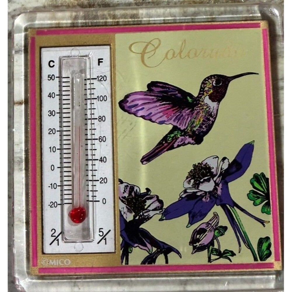 Collectible Colorado Thermometer Refrigerator Magnet Souvenir